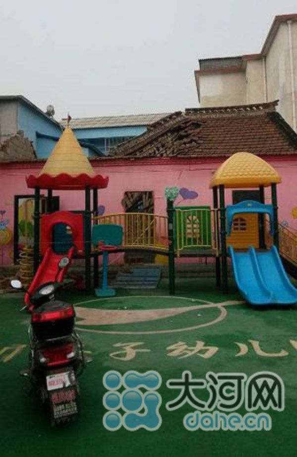 河南一涉嫌私自改造幼儿园坍塌